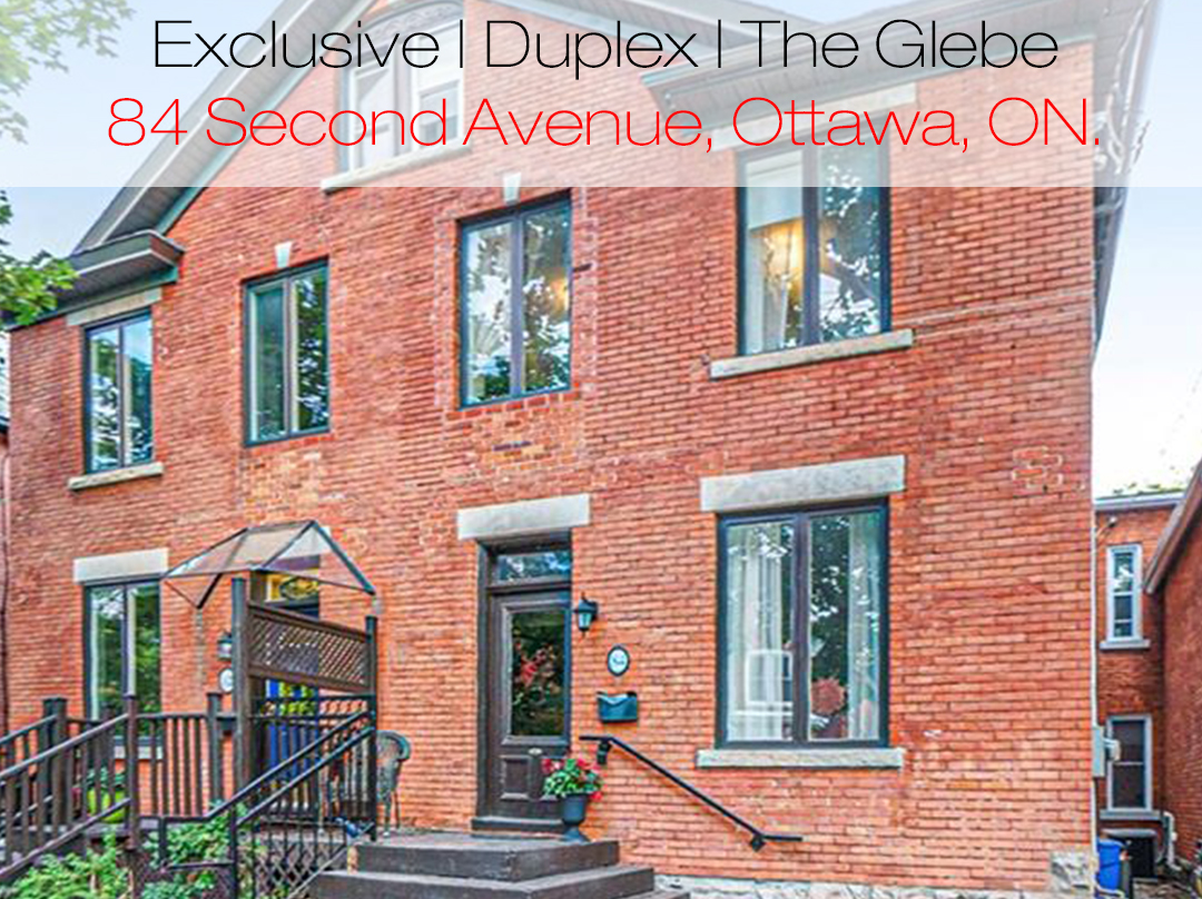 Delightful Duplex - 84 Second Avenue, Ottawa